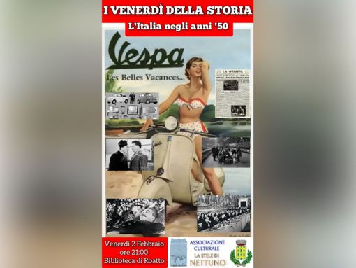 Gli anni '50 al centro di un incontro dei "Venerdì della Storia" Gli anni '50 al centro di un incontro dei "Venerdì della Storia"
