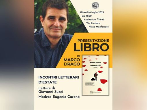 Il finalista del premio Stresa Marco Drago incontra l'accademia di cultura nicese