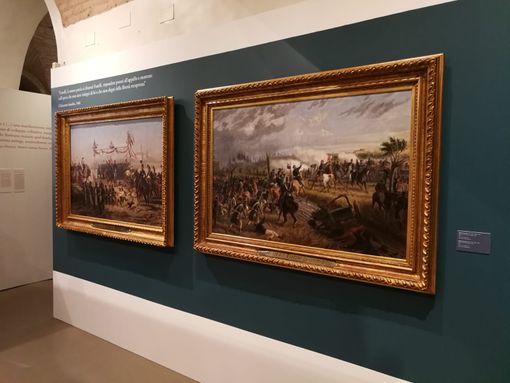 I quadri che raffigurano le battaglie risorgimentali