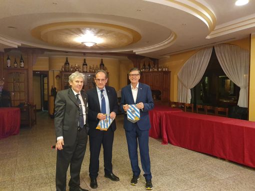 Giovanni Costa con MArio Narciso e Mario Sacco Giovanni Costa con MArio Narciso e Mario Sacco