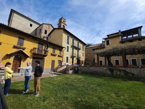 Le riprese a Montiglio Le riprese a Montiglio