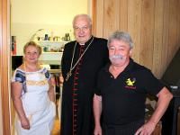 I gestori con il cardinal Sodano