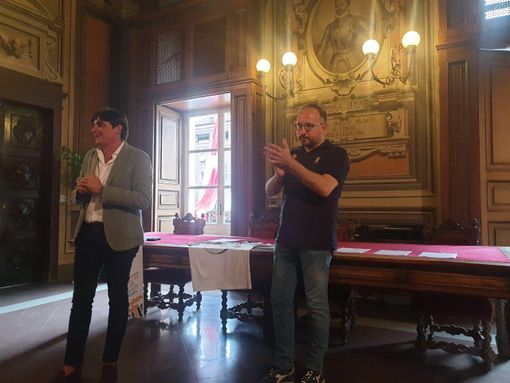 Un momento della conferenza stampa di presentazione Un momento della conferenza stampa di presentazione