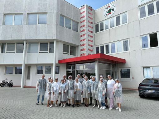 Gli studenti del master specialistico marketing e sostenibilità dell'agroalimentare in visita da Inalpi di Moretta