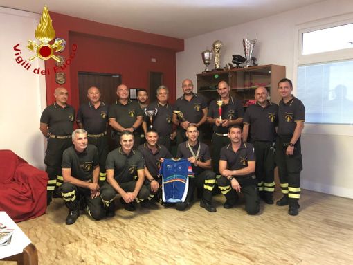 I vigili del fuoco di Asti campioni anche nel ciclismo ai campionati italiani