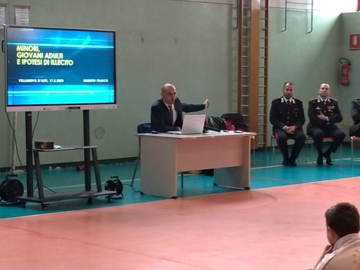 A Villanova le scuole affrontano il tema della legalità: incontri con carabinieri e magistrati