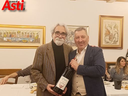 Beppe Vessicchio alla presentazione di ReBarba con Giulio Porzio