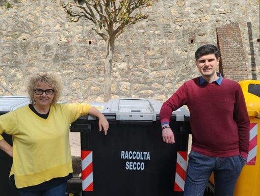 L'assessore Marzano e il sindaco Orecchia L'assessore Marzano e il sindaco Orecchia