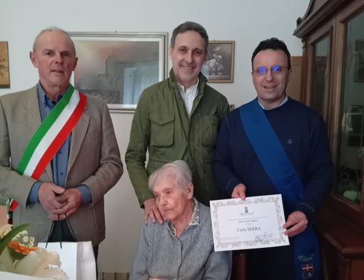 Carla Serra festeggia 100 anni: una nuova centenaria a Monastero Bormida