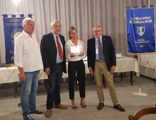 La premiazione di Alice Sotero, atleta dell'anno