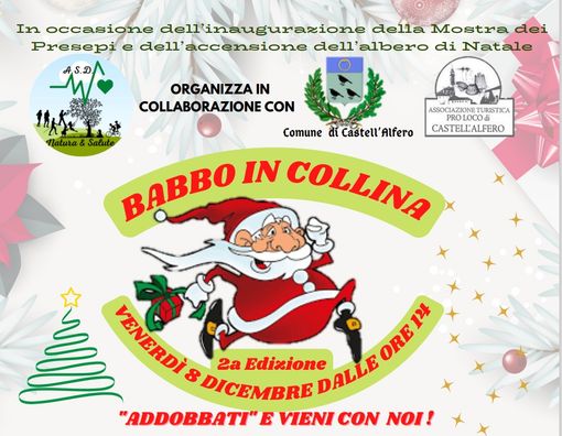 Castell'Alfero diventa la casa di Babbo Natale con l'iniziativa "Babbo in collina" Castell'Alfero diventa la casa di Babbo Natale con l'iniziativa "Babbo in collina"