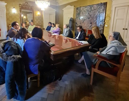 Un momento dell'incontro Un momento dell'incontro