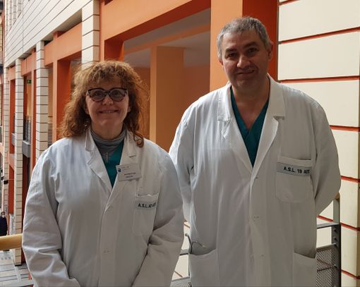 La dottoressa Edda Battaglia e il dottor Gabriele Pozzo