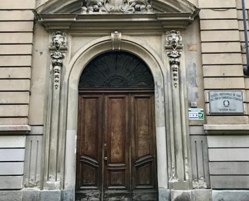 L'ingresso dell'Istituto Quintino Sella