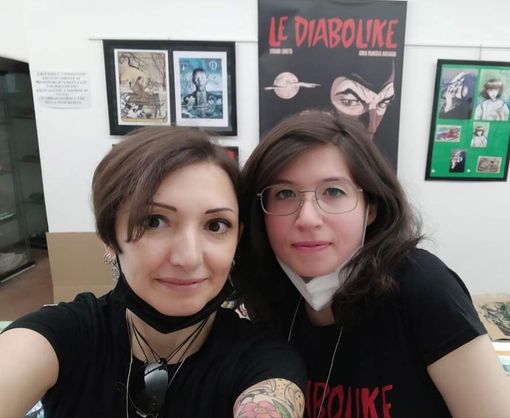 Anche due astigiane nella task force di disegnatori ospiti al Forte di Bard nel &quot;Girone dei fumettisti&quot; (FOTO)