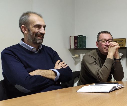 Malandrone e Passarino ritratti durante una conferenza stampa del dicembre scorso