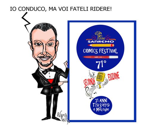 Al via la seconda edizione di “Sanremo Comic Festival”, edizione dedicata a “71 anni di polemiche e melodie”