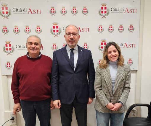 Il consigliere Ferrero, il sindaco Rasero, l'assessore Amasio Il consigliere Ferrero, il sindaco Rasero, l'assessore Amasio