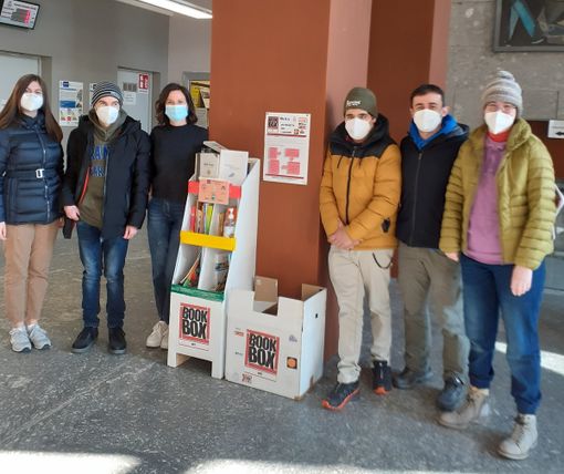 Inaugurazione punto raccolta libri a Palazzo Mandela Inaugurazione punto raccolta libri a Palazzo Mandela