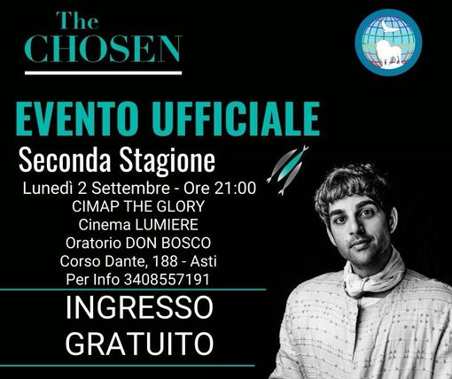 Al Lumière di Asti si presenta la seconda stagione di The chosen, la prima serie dedicata a Gesù