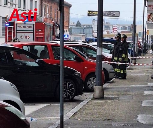 Asti: fuga di gas in corso Alessandria