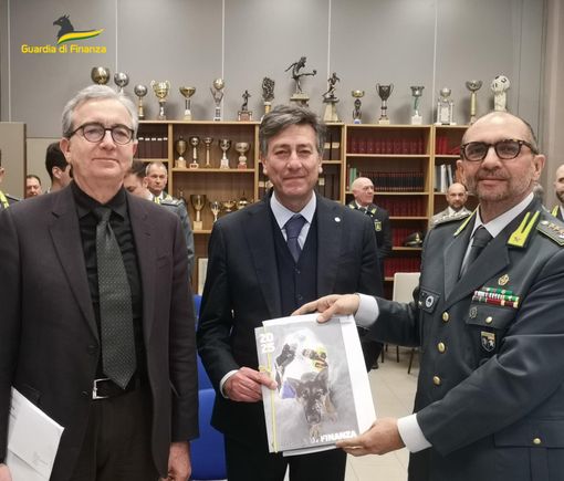 Il procuratore Biagio Mazzeo, il prefetto, Claudio Ventrice, il comandante Antonio Garaglio Il procuratore Biagio Mazzeo, il prefetto, Claudio Ventrice, il comandante Antonio Garaglio