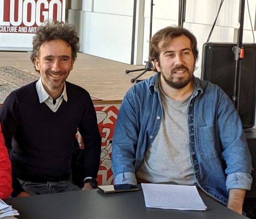 Michele Anselmo e Mauro Bosia ritratti in una foto d'archivio