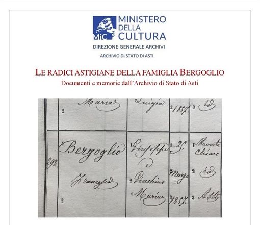 All’Archivio di Stato una mostra sulla storia della famiglia Bergoglio All’Archivio di Stato una mostra sulla storia della famiglia Bergoglio