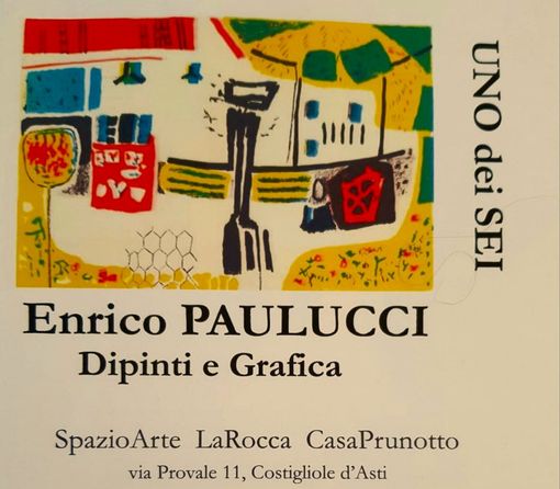 Casa Prunotto, nello Spazio Arte La Rocca, ospita la mostra dell'artista torinese Enrico Paolucci Casa Prunotto, nello Spazio Arte La Rocca, ospita la mostra dell'artista torinese Enrico Paolucci