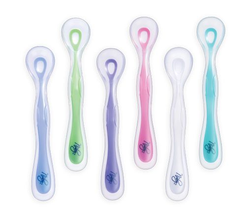 Richiamo cucchiaini da svezzamento in silicone per bambini per rischio tossicologico