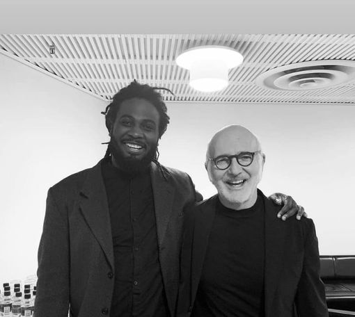 Naudy Carbone insieme a Ludovico Einaudi Naudy Carbone insieme a Ludovico Einaudi