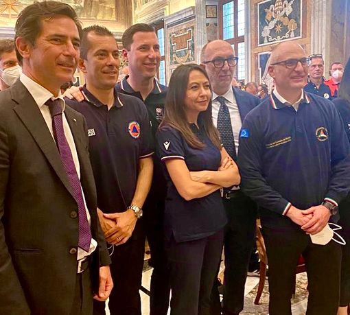 Protezione civile: Papa Francesco benedice i volontari dell'esercito della pace Protezione civile: Papa Francesco benedice i volontari dell'esercito della pace