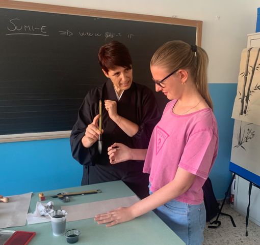 La Scuola internazionale di Sumi‑e sceglie Costigliole d’Asti