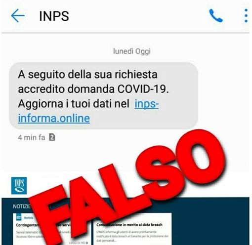 Attenzione a falsi messaggi in arrivo dall'Inps. La polizia postale mette in guardia e invita a segnalare Attenzione a falsi messaggi in arrivo dall'Inps. La polizia postale mette in guardia e invita a segnalare