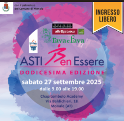 A Monale un weekend di "cura gentile" con Asti BenEssere A Monale un weekend di "cura gentile" con Asti BenEssere