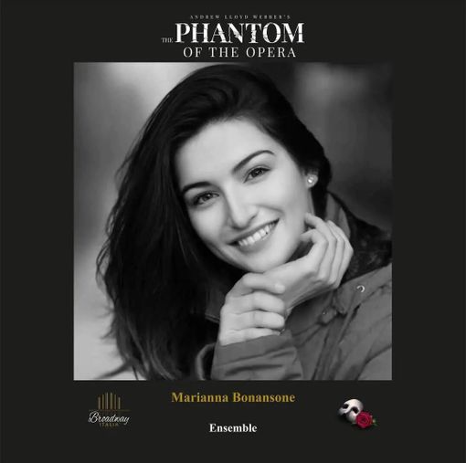 Anche l'astigiana Marianna Bonansone nel cast del musical "The phantom of opera" Anche l'astigiana Marianna Bonansone nel cast del musical "The phantom of opera"