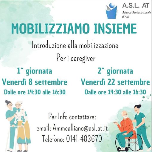 Cure Domiciliari: a Calliano 2 appuntamenti formativi per la gestione dei disabili motori