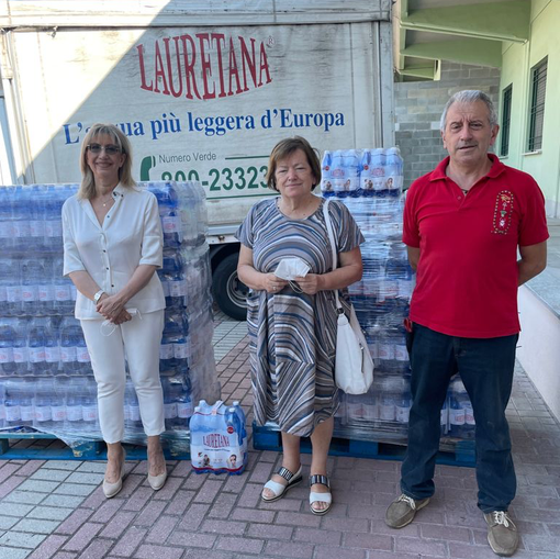 acqua Lauretana alla mensa di Asti