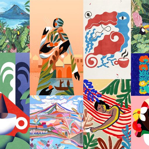 9  manifesti per celebrare ILLY AWARD 2023
