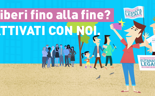 La 'copertina' della pagina Facebook del comitato promotore del referendum sull'eutanasia legale