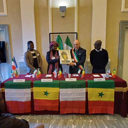 La sindaca di Golf Sud, il municipio più popoloso di Dakar, in visita ad Asti