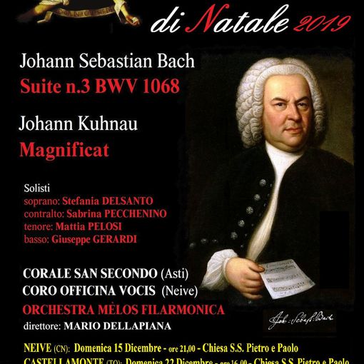 Il Concerto di Natale 2019 della corale San Secondo di Asti in tour in Piemonte
