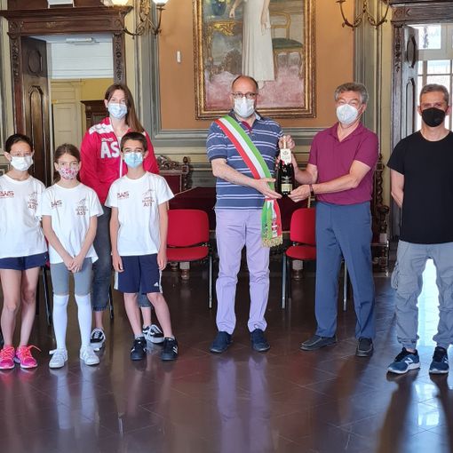 Ricevuti in Municipio gli atleti della Virtus Scherma Asti