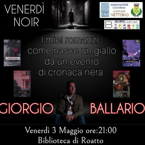 Lo scrittore e giornalista Giorgio Ballario a Roatto con L'associazione Stele di Nettuno