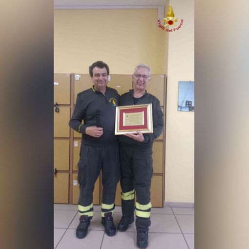 Asti, il Capo Squadra Esperto Giovanni Roseo in pensione dopo 30 anni di onorato servizio