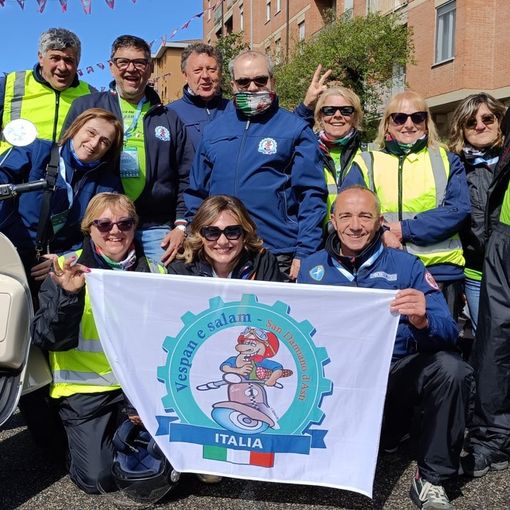 Direzione Vespa World Day per il Vespa Club di San Damiano d’Asti