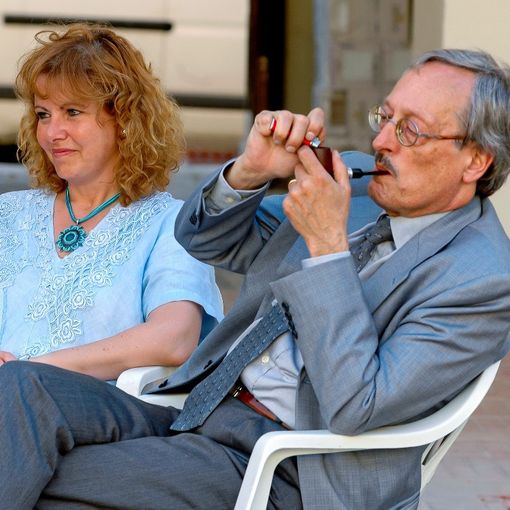 Donatella Gnetti con Renato Bordone (Ph.Franco Rabino)