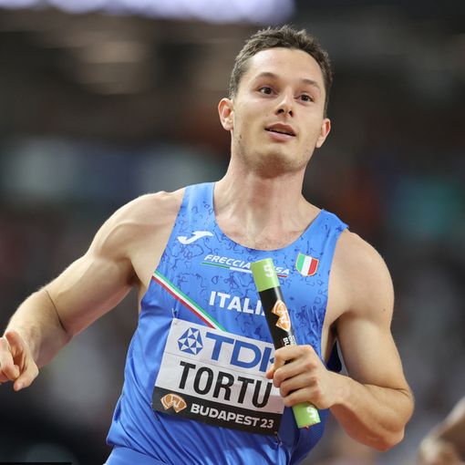 Gli azzurri Filippo Tortu e Samuele Ceccarelli