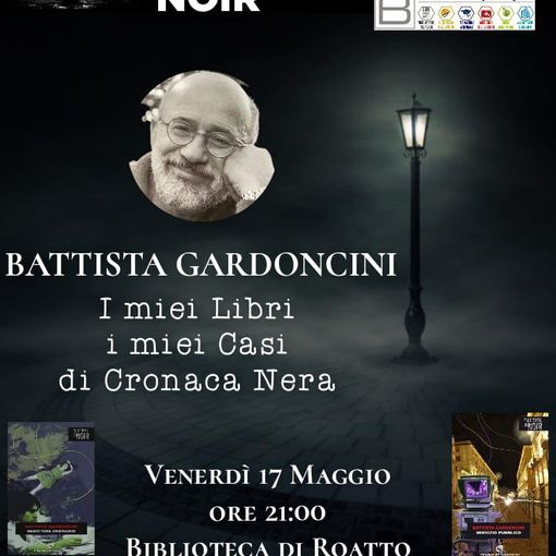 &quot;Venerdì noir&quot; a Roatto con il giornalista di nera Battista Gardoncini