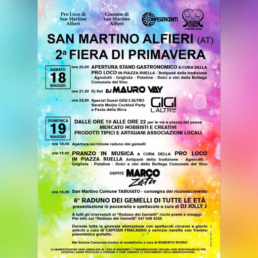 A San Martino Alfieri torna la Fiera di primavera